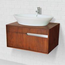 Decolav 1803-MWN - Wallmount Vanity With Above Counter Lavatory