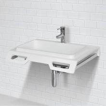 Decolav 1834-SSA - Solid Surface Ada Compliant Wall-Mount Lavatory