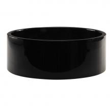 Decolav 2806-OBS - Obsidian Round Above-Counter Resin Lavatory