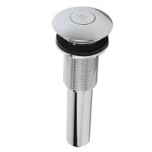 Decolav 9298-CP - Chrome Polished Push Button Closing Umbrella Drain without Overflow