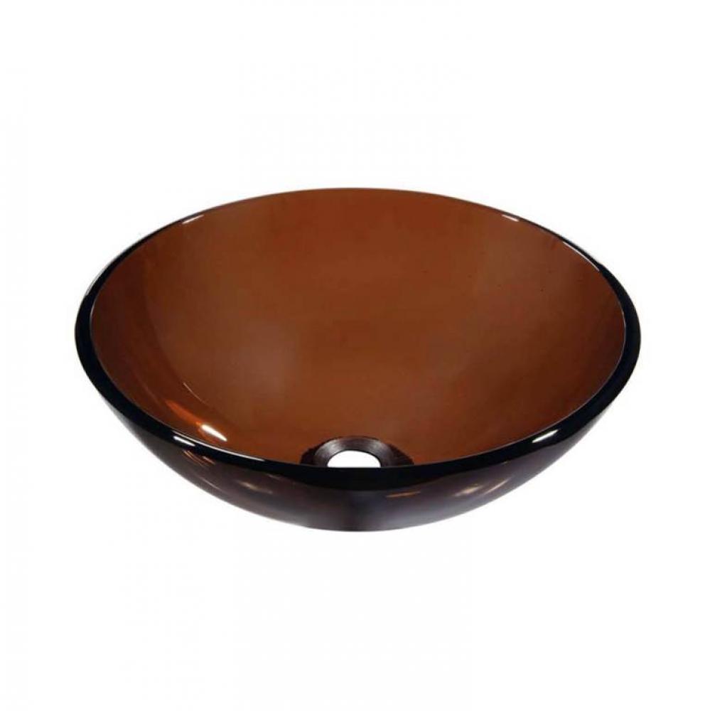 Tempered glass wash basin-round shape