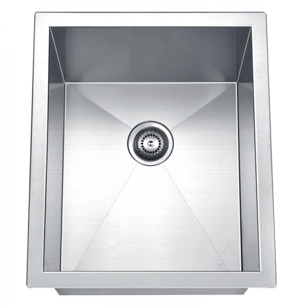 Dawn® Undermount Square Single Bowl Bar Sink