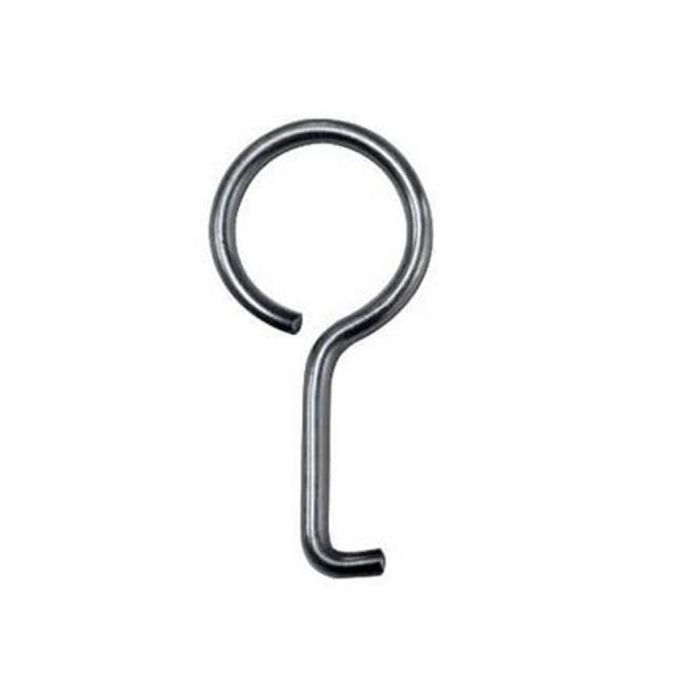 Shower Drain Hook, Stainless Steel, Size: 6-5/8'' x 3'' (overall)