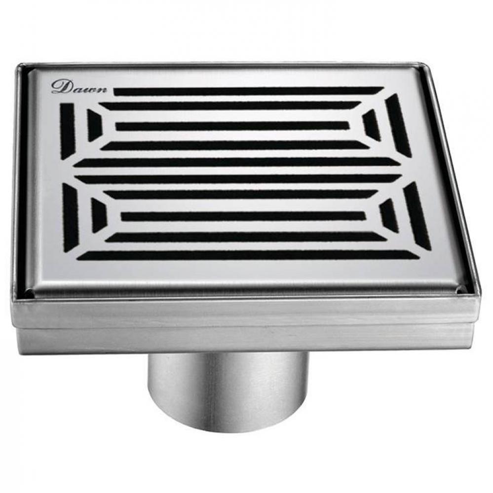 Dawn® Parana River In Argentina Series - Square Shower Drain 5''L