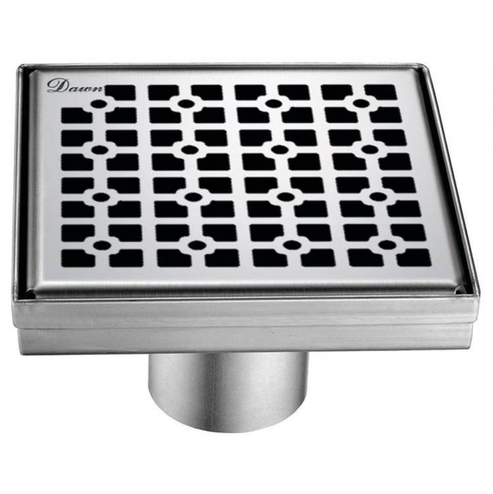 Dawn® Views Along The Rive Nile Series - Square Shower Drain 5''L