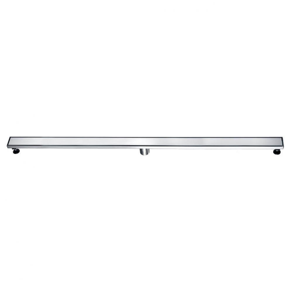 Shower Linear Drain--14G, 304type stainless steel, polished,satin finish: 59''L x 3&apos