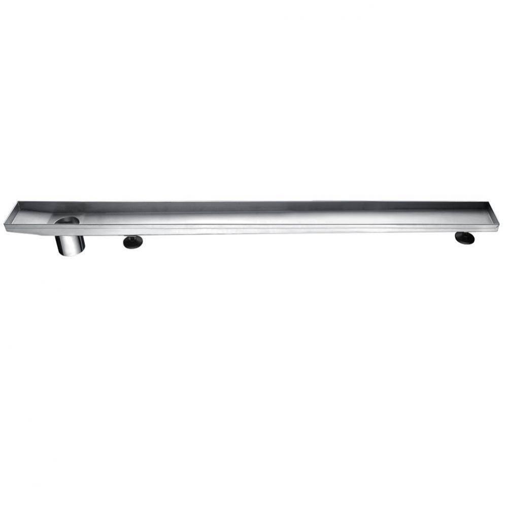Shower linear drain---14G, 304type stainless steel: 32''Lx3''Wx3-1/8'&apo