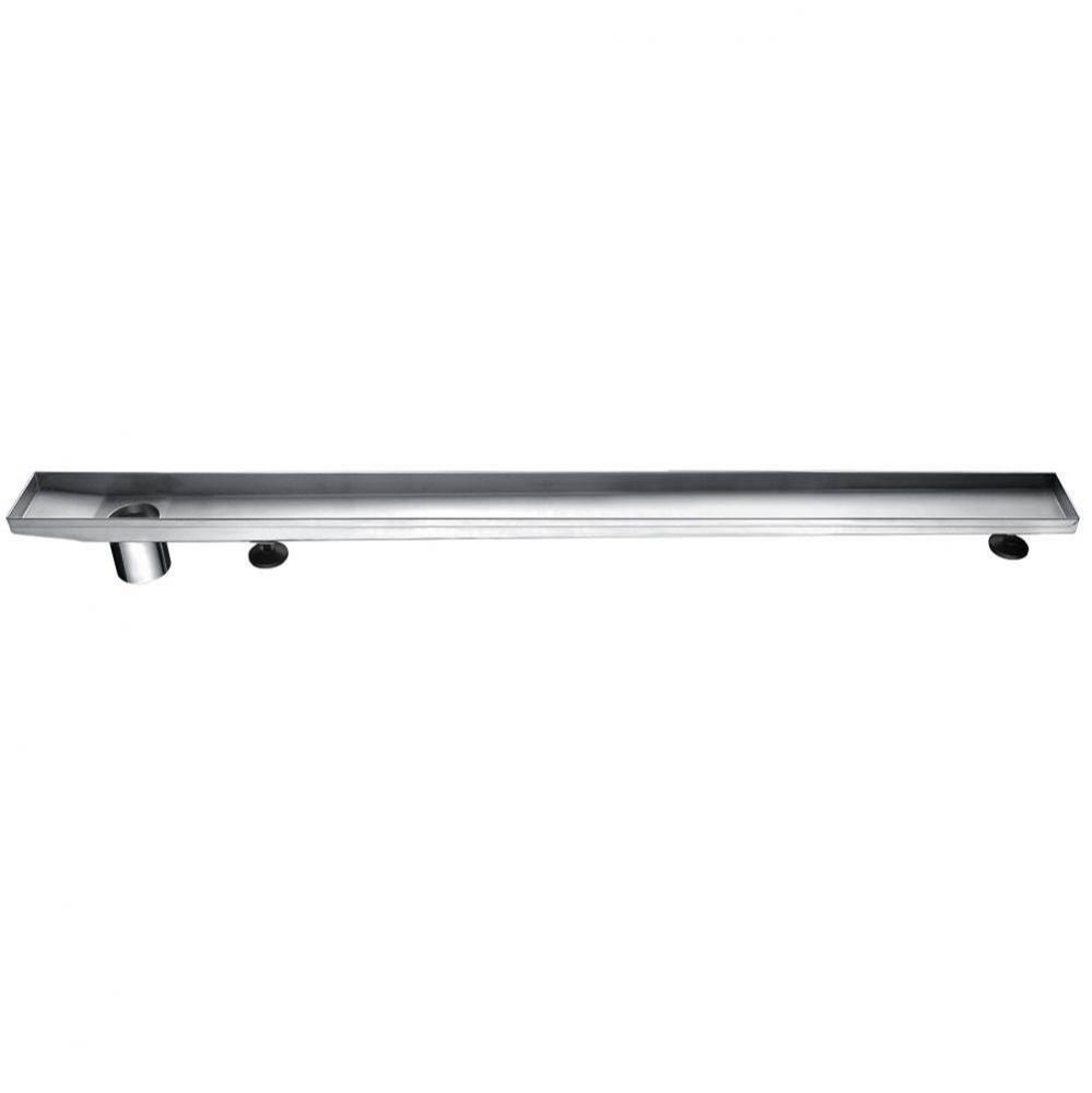 Shower linear drain---14G, 304type stainless steel: 36''Lx3''Wx3-1/8'&apo