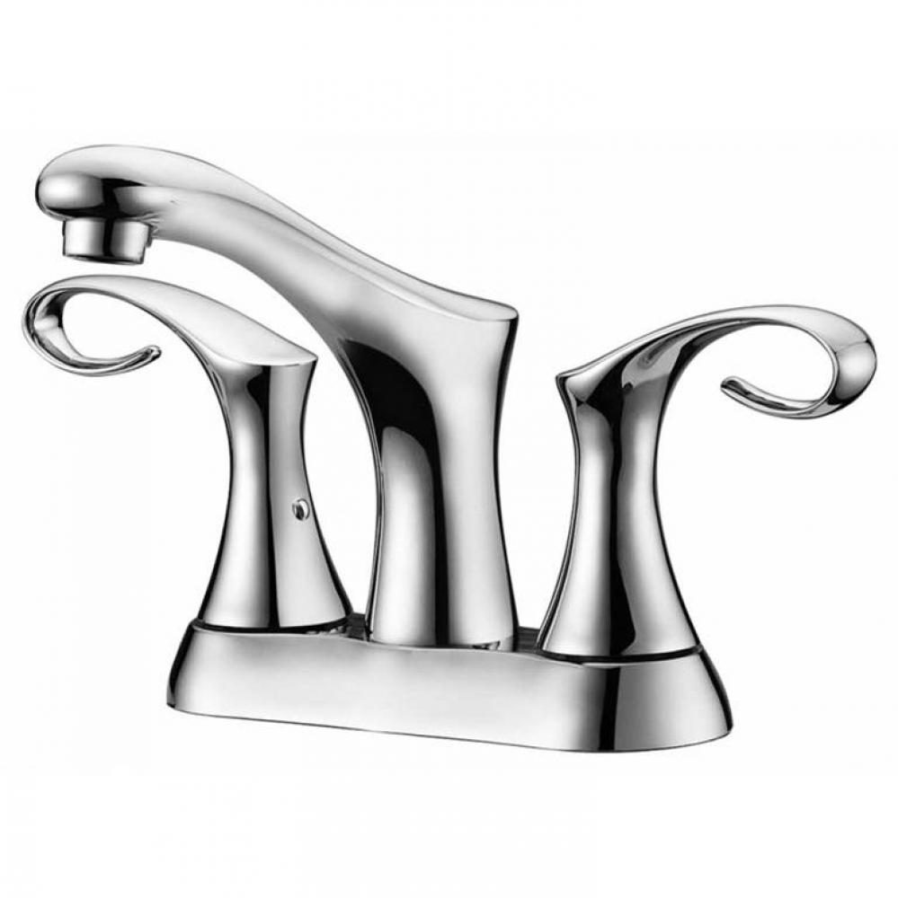 Dawn® 2-hole, 2-handle centerset lavatory faucet for 4'' centers, Chrome