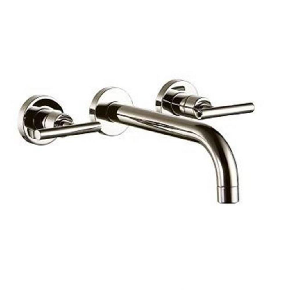 Dawn® Wall Mounted Double-handle Concealed Washbasin Mixer, Brushed Nickel