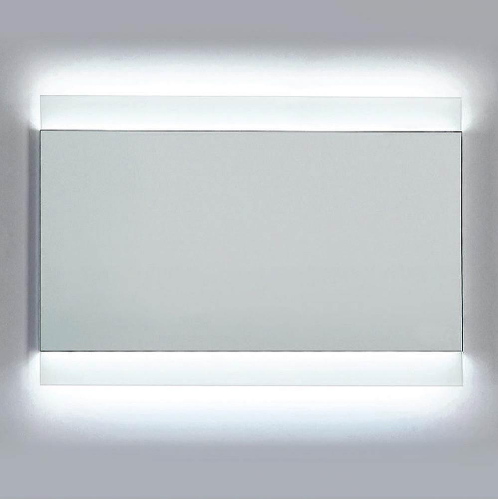 Dawn® LED Back Light Wall Hang Mirror with Matte Aluminum Frame and IR Sensor
