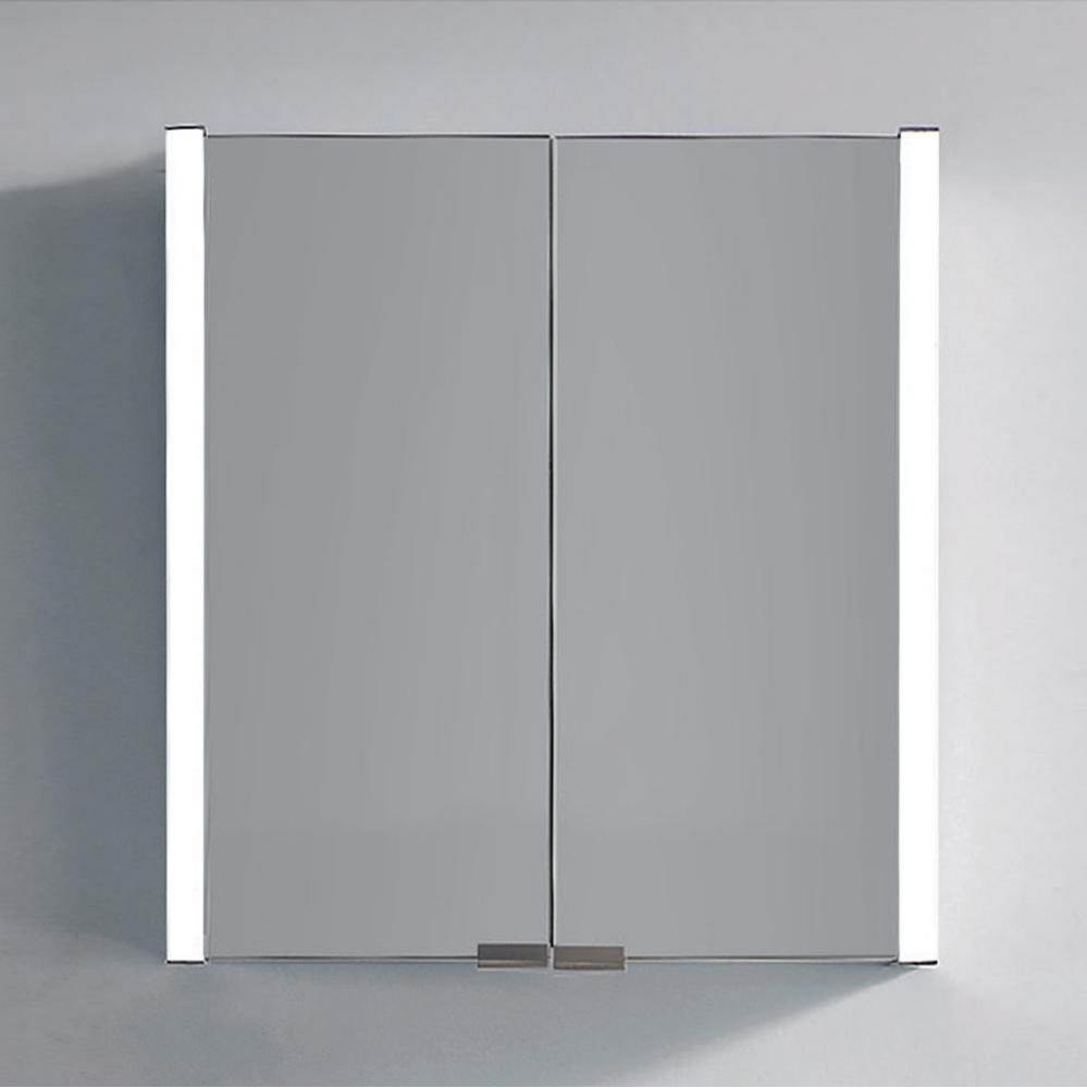 Dawn® LED Wall Hang Aluminum Mirror/Medicine Cabinet with White Painting Frame and IR Sensor