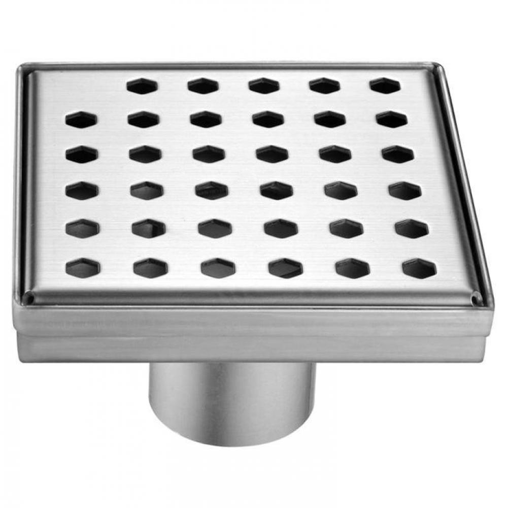 Dawn® Thames River Series - Square Shower Drain 5''L