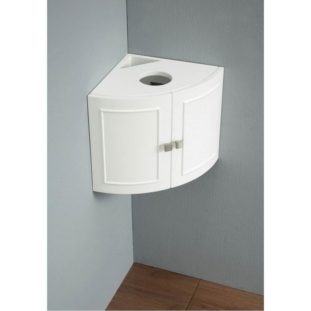 Suri Series Cabinet, White Finish: 17-1/4''L x 12-3/16''W