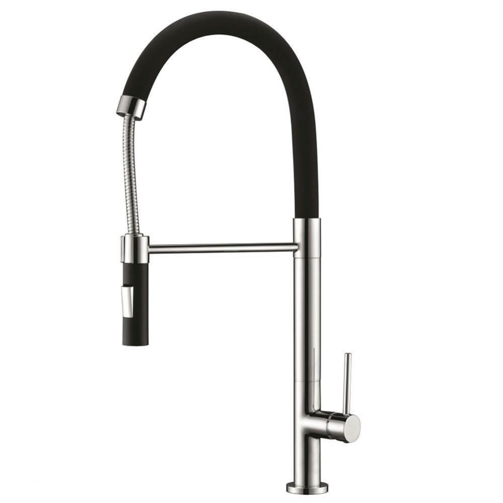 Single Lever Pull-down Kitchen Faucet, Chrome