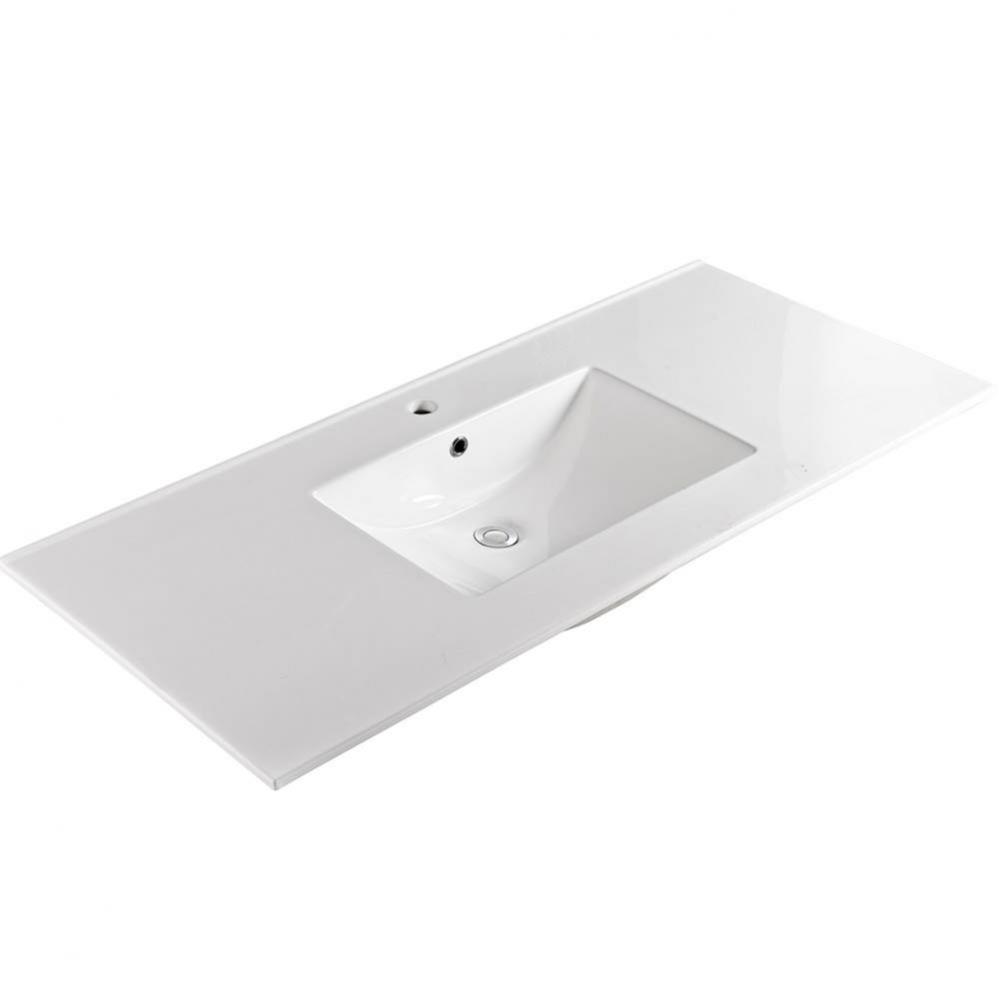 Pure White Ceramic Sink Top