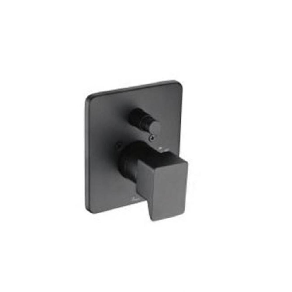 Pressure Balancing Diverter Valve Trim, Matte Black