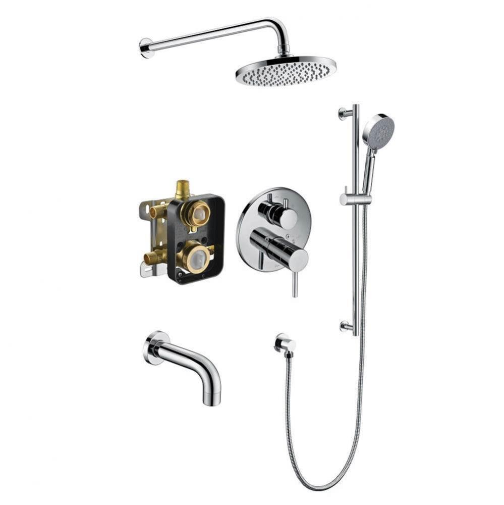 Joshua Tree Shower Set, Chrome