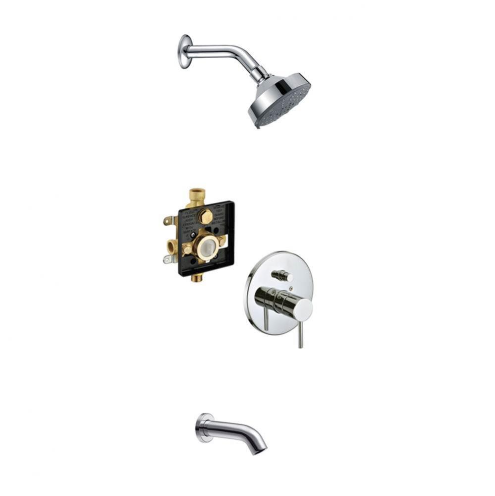 Yosemite Shower Set, Chrome