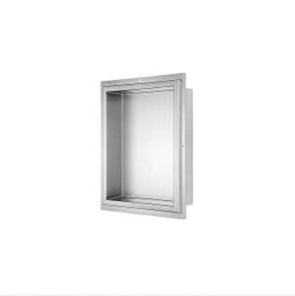 Stainless Steel Shower Niche; Size (inside): 9'' L x 4-3/8'' W x 14'&apos