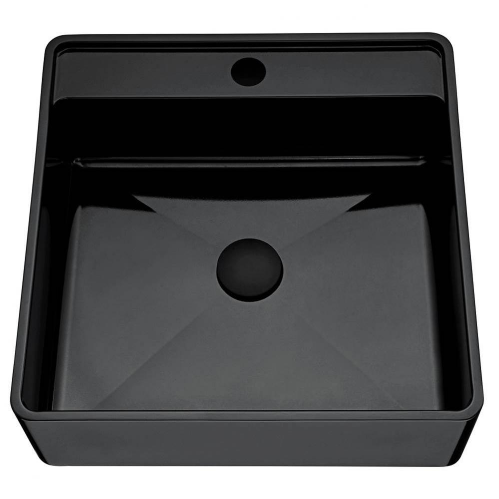 Dawn® Stainless Steel Bathroom Vanity Sink Top, Nanometer Black