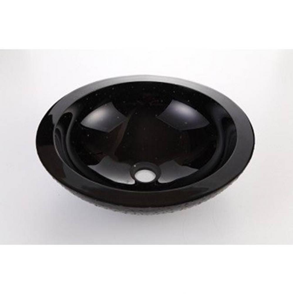 Dawn® Tempered glass handmade vessel sink-round shape