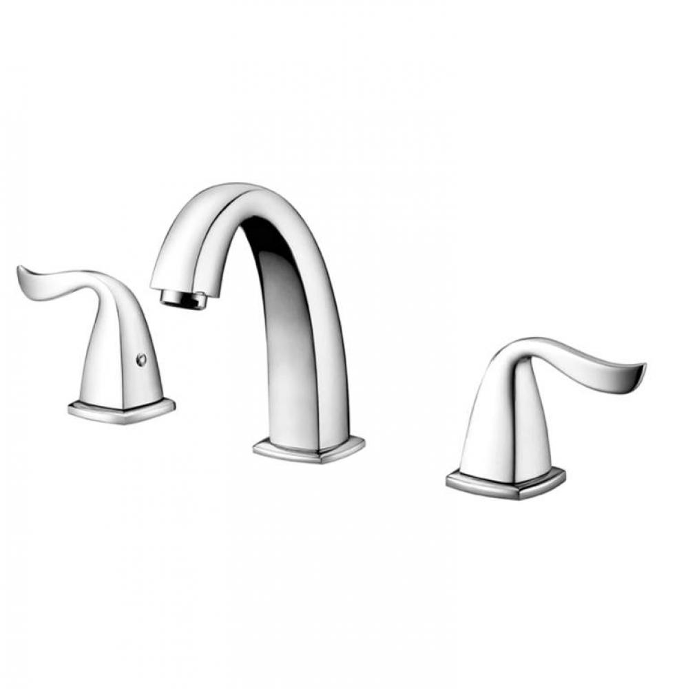 Dawn® 3-hole widespread lavatory faucet with lever handles for 8'' centers, Chrome