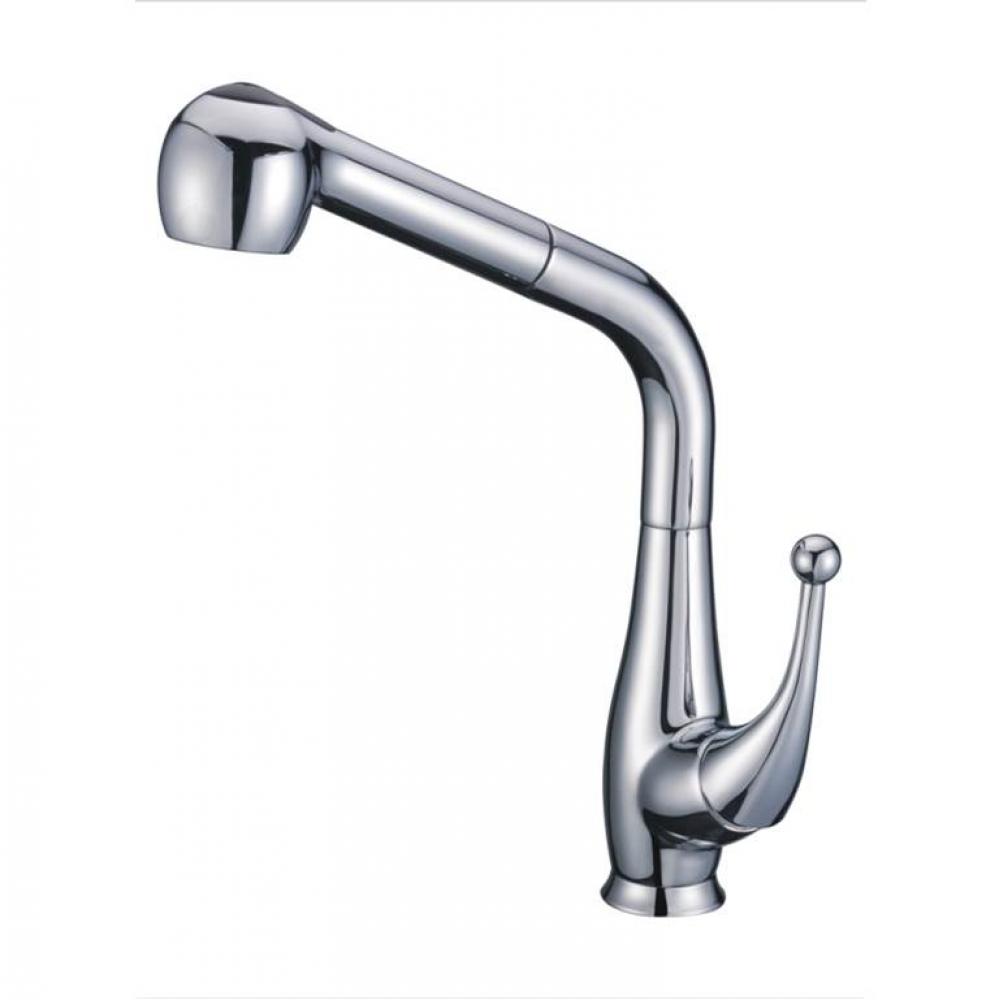 Dawn® Single-lever pull-out spray kitchen faucet, Chrome