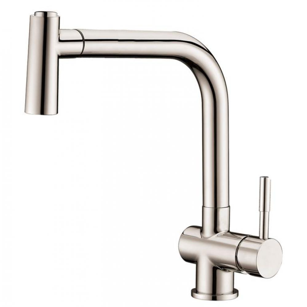 Dawn® Single-lever pull-out spray sink mixer, Brushed Nickel