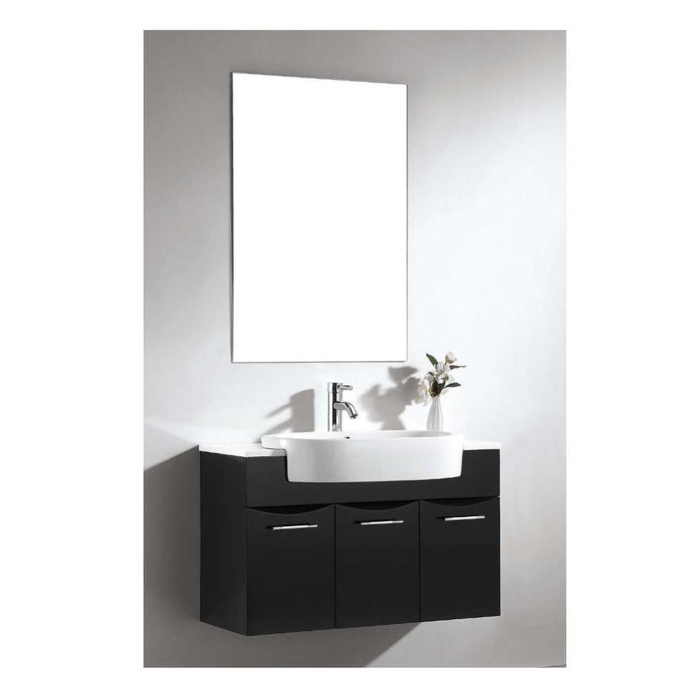 Dawn® Vanity Set: Sink Top (RET251405-06), Cabinet (REC331521-06) & Mirror (REM23013