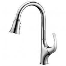 Dawn AB04 3277C - Dawn® Single-lever pull-out spray kitchen faucet, Chrome