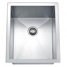 Dawn BSQ131610 - Dawn® Undermount Square Single Bowl Bar Sink