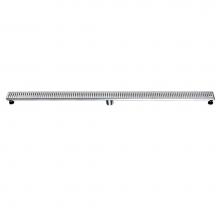 Dawn LBE590304 - Shower Linear drain-14G 304 type stainless steel, polished, satin finish: 59''Lx3'&