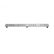 Dawn LDA470304 - Shower linear drain--14G, 304type stainless steel, polished, satin finish: 47''Lx3'