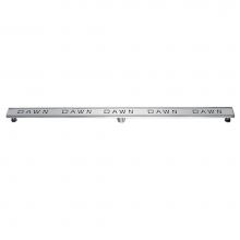 Dawn LDA590304 - Shower linear drain--14G, 304type stainless steel, polished, satin finish: 59''L x 3&apo