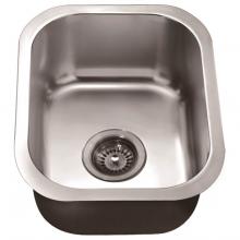 Dawn BS1215 - Undermount Bar Sink, 18G: 11-3/4''L x 15''W x 7-1/8''D (inside)