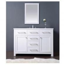 Dawn AAMS-4801 - Dawn® Vanity Set:  Counter Top (AAMT482135-01), Cabinet (AAMC482135-01) & Mirror (AA