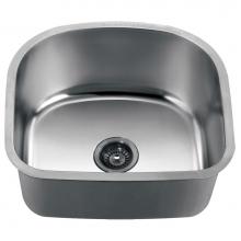 Dawn ASU105 - Dawn® Undermount Cresent Single Bowl Sink