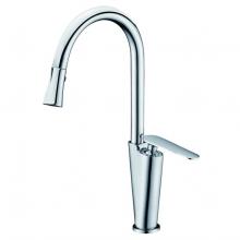 Dawn AB27 3602C - Single lever pull-down spray sink faucet_Chrome
