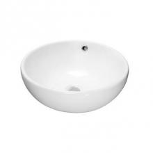 Dawn CASN127516 - Dawn® Vessel Above-Counter Round Ceramic Art Basin with Overflow