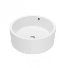 Dawn CASN134537 - Dawn® Vessel Above-Counter Cylinder Ceramic Art Basin with Overflow