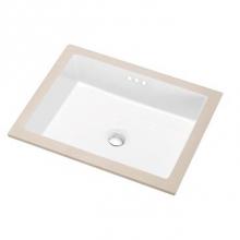 Dawn CUSN029000 - Dawn® Under Counter Rectangle Ceramic Basin with 3 Overflow