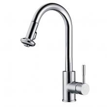 Dawn AB50 3316C - Dawn® Single-lever pull-down spray sink mixer, Chrome