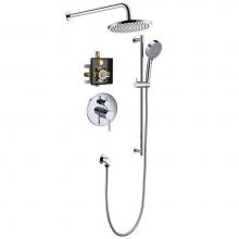 Dawn DSSLE01C - Lake Tahole Shower Set, Chrome