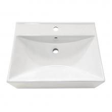 Dawn AMKWT231807 - Dawn® Ceramic Sink Top with single hole for faucet and Overflow