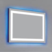Dawn DLEDL52 - Dawn® LED Back Light Mirror wall hang with matte aluminum frame and Touch Sensor