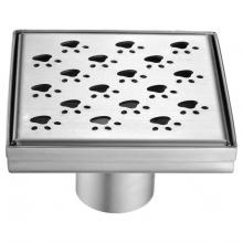 Dawn LMU050504 - Dawn® Memuru River Series - Square Shower Drain 5''L