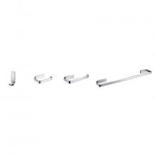 Dawn 2803C - 2803 Series Bath Accessories Set includes robe hook 28038001C, toilet roll holder 28035005C, towel