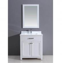 Dawn AAM2230-00 - Pure White Framed Mirror