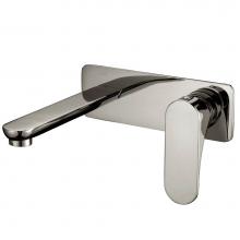 Dawn AB37 1566BN - Dawn® Wall Mounted Single-lever Concealed Washbasin Mixer, Brushed Nickel